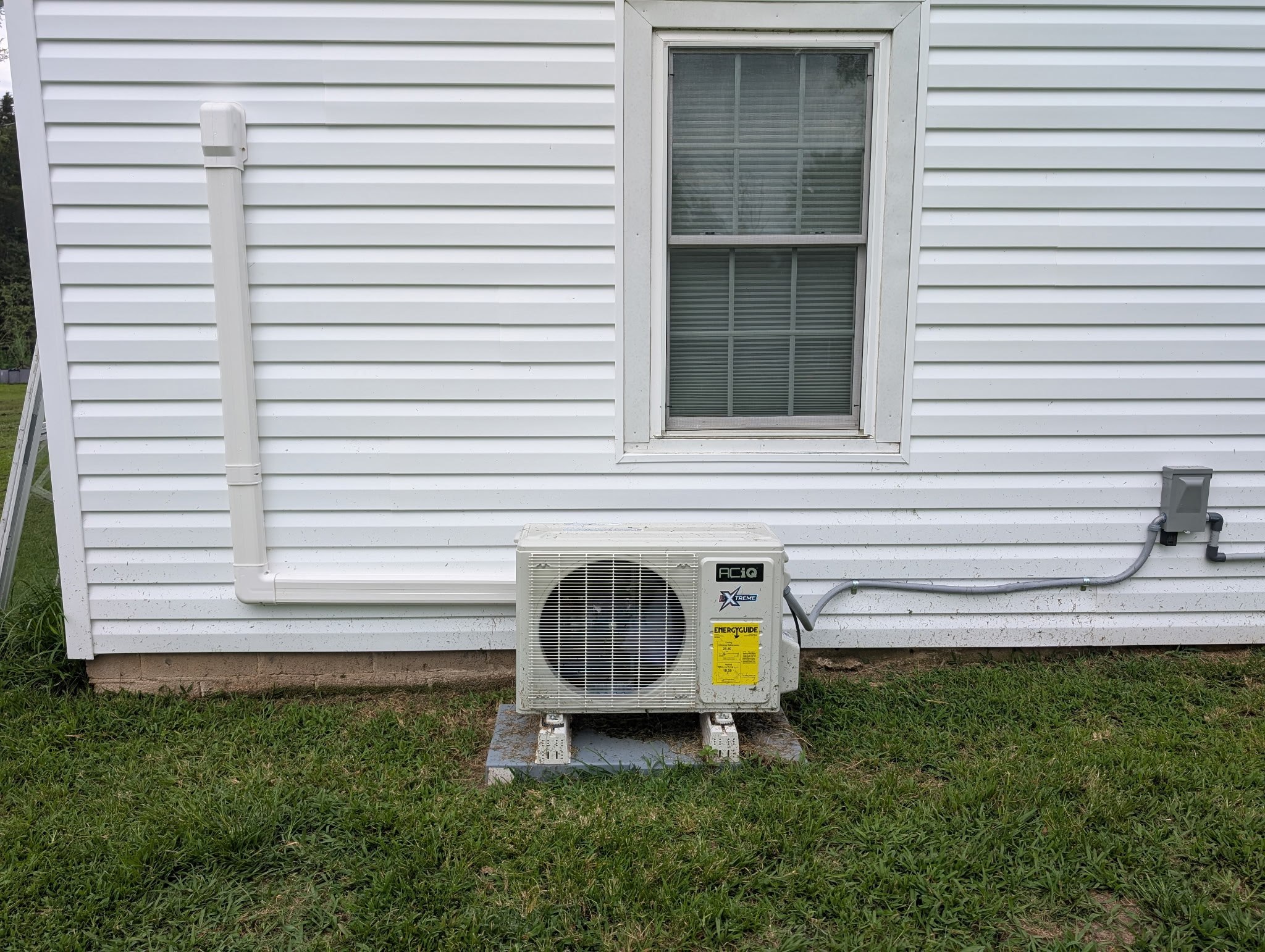 ACiQ mini-split outdoor unit installed by J & L Heating & Cooling in Trenton, TN